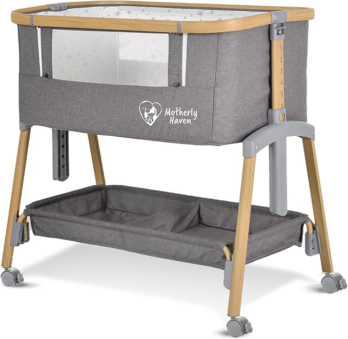Baby Bassinet Bedside Sleeper, Portable Crib by MotherlyHaven