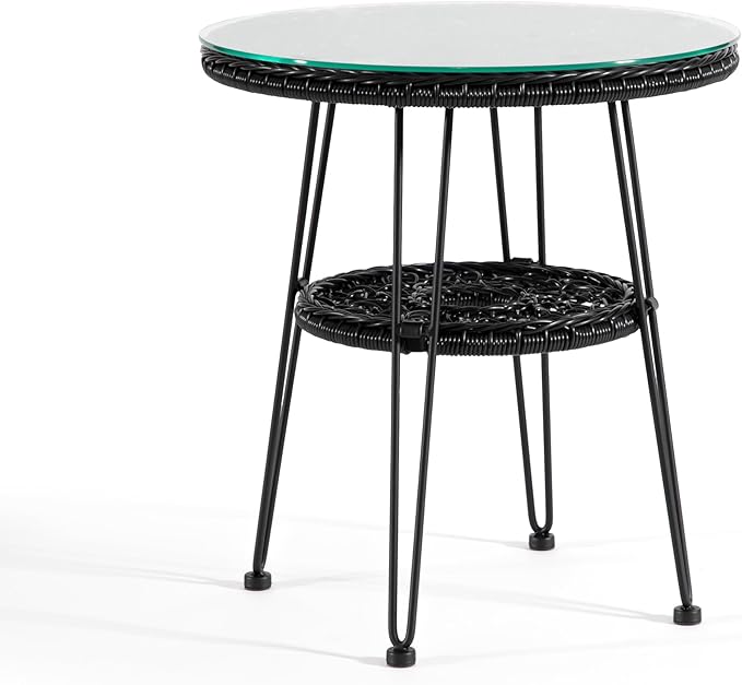 Muse & Lounge Co. Ysar Boho 19-inch Round Coffee Table Outdoor by Unknown