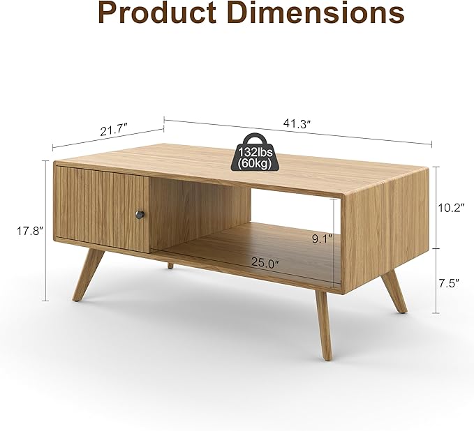 Mid Century Modern Coffee Table - Image 3