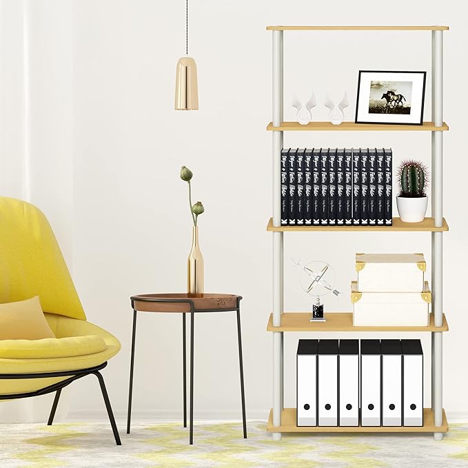 Furinno Turn-N-Tube 5-Tier Multipurpose Shelf / Display Rack / Storage Shelf / - Image 2