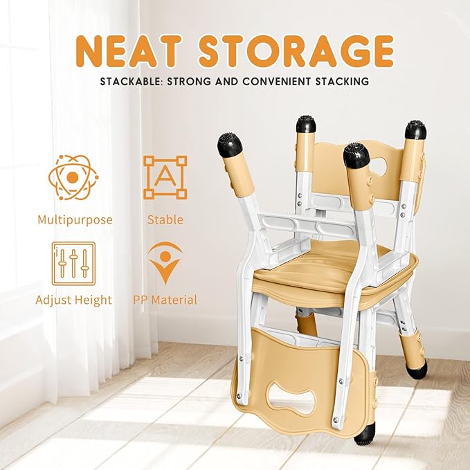 Kids Chair Adjustable Height Children Chairs Suitable - Image 3