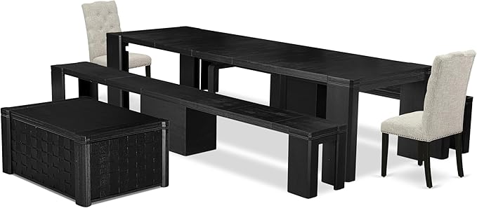 X02EL-2C6-35 - 6-piece Dining Table Set a Dining Table - Image 2