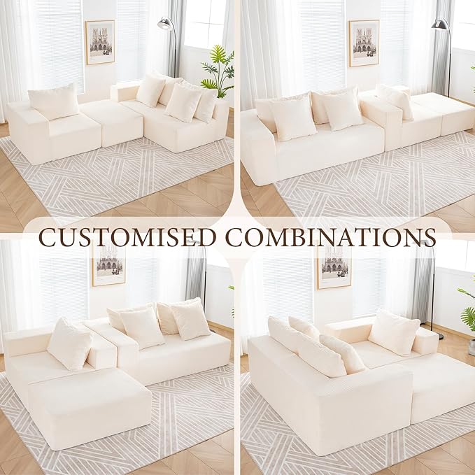 INGEROOM 108" Cloud Sectional Couch - Image 6