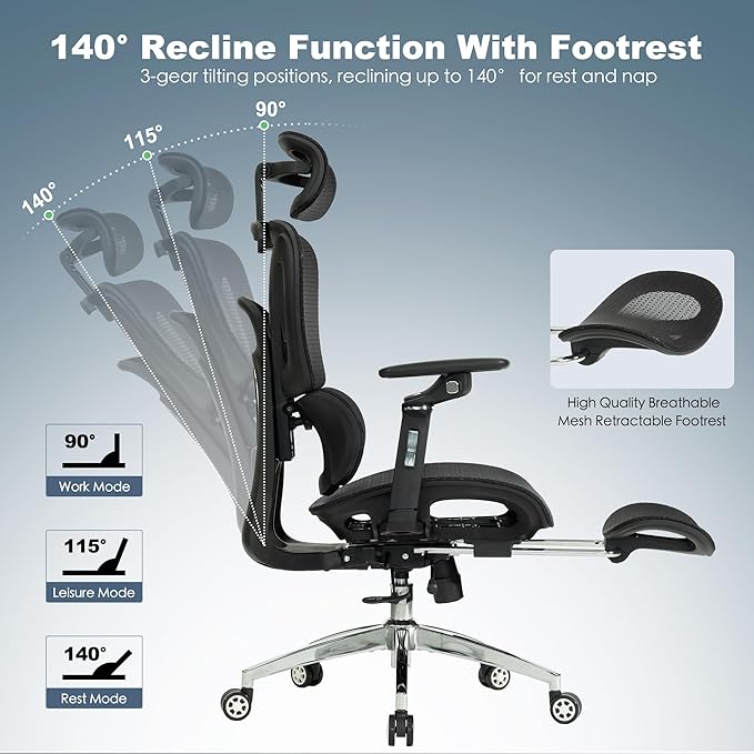 Ergonomic Mesh Office & Gaming Chair - Image 7