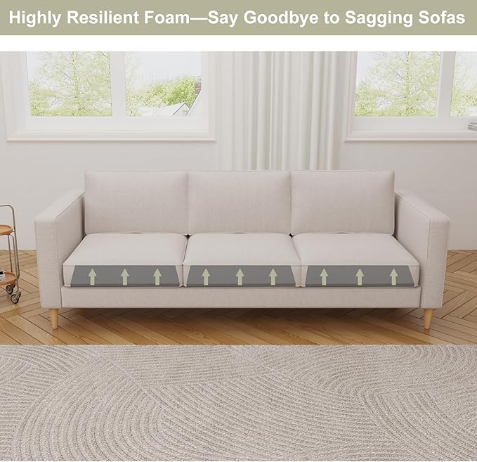 Couch Cushion Support for Sagging Seat, High-Density Curved Foam Sofa Furniture - Image 6