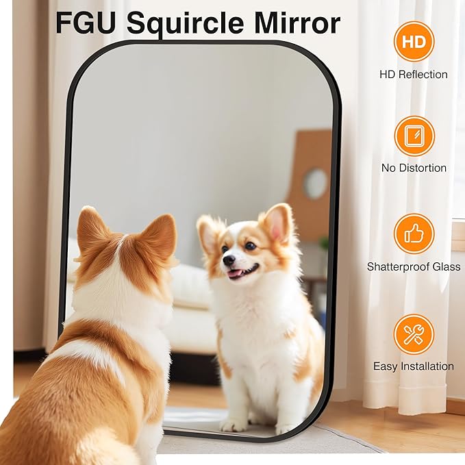 Bathroom Mirrors for Over Sink, 26x38 Black Vanity Mirror for Bathroom Sink - Image 4