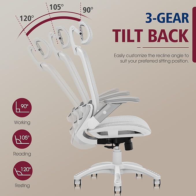 GABRYLLY Ergonomic Office Chair, High Back Home Desk Chair - Image 8