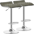 VECELO Adjustable Bar Stools Set of 2, Bar Height Stools by VECELO