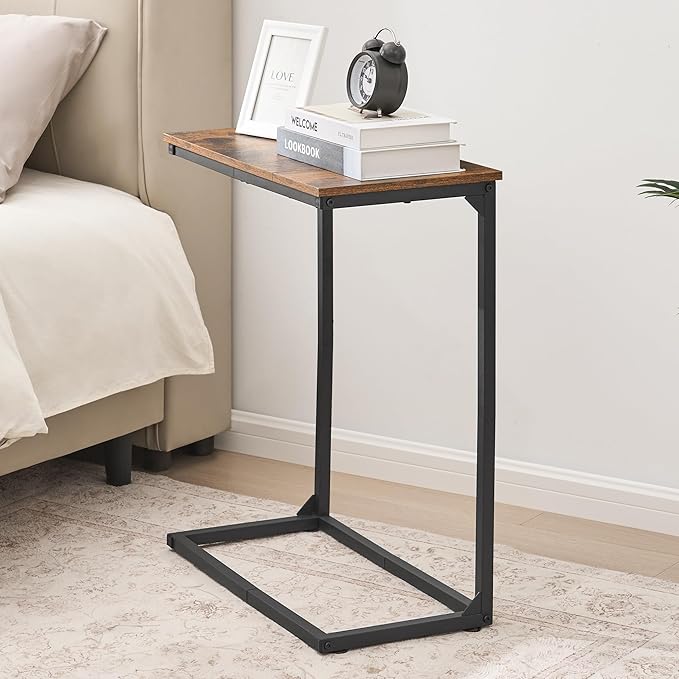 C Shape End Table, Large Surface Couch Table, C Table Sofa Side End Table - Image 6