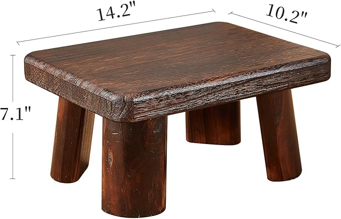 Wood Stool & Bench - Image 2
