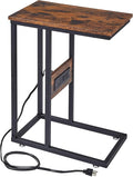 VECELO C Shaped End Side Table by VECELO