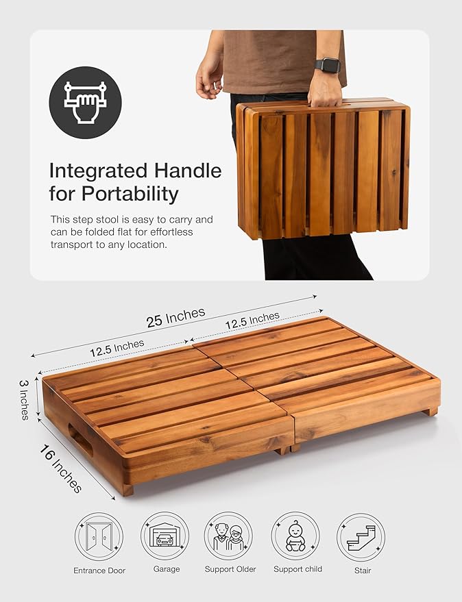 Holana 25in One Foldable Step Stool - Image 2