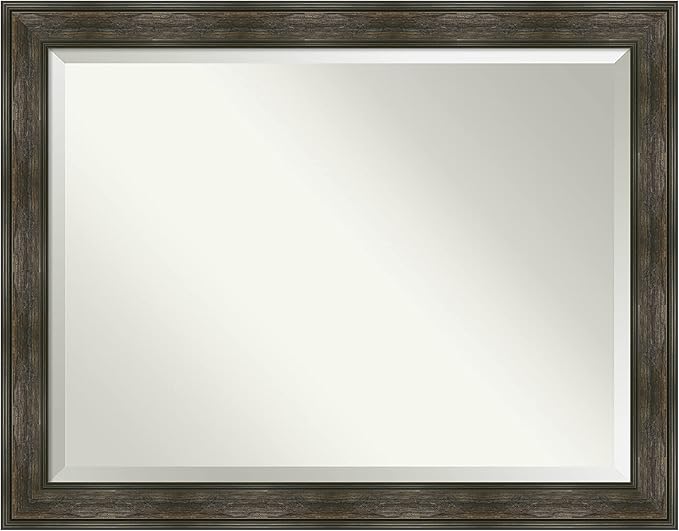 Amanti Art Brown Bathroom Mirror by AmantiArt