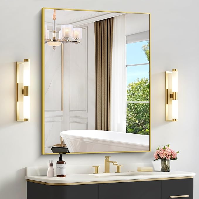 36x48inch Bathroom Mirror, Large Rectangular Wall Mirrors - Image 3