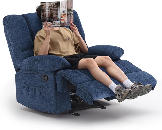 Oversized Rocker Recliner Chair, Wide Rocker Chair - Image 7