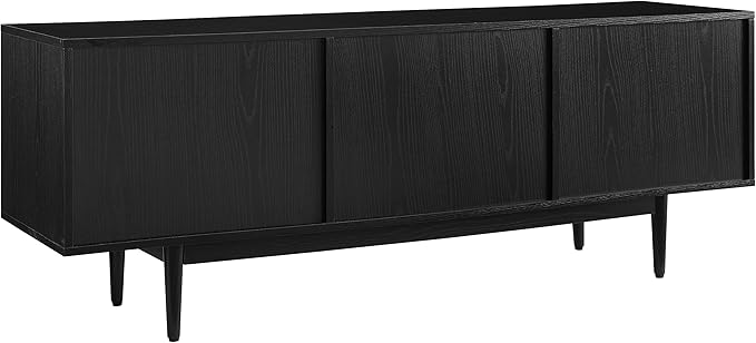 Crosley Furniture Liam Large Vinyl Record Storage TV Stand and Entertainment - Image 4
