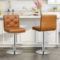 VECELO Adjustable Bar Stools Set of 2, Bar Height Stools by VECELO