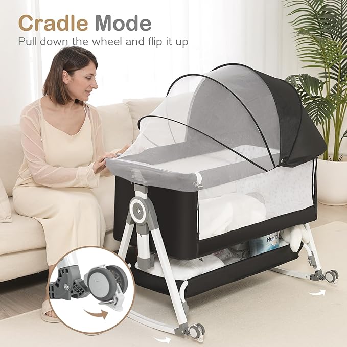Baby Bassinet, Bedside Bassinet - Image 3