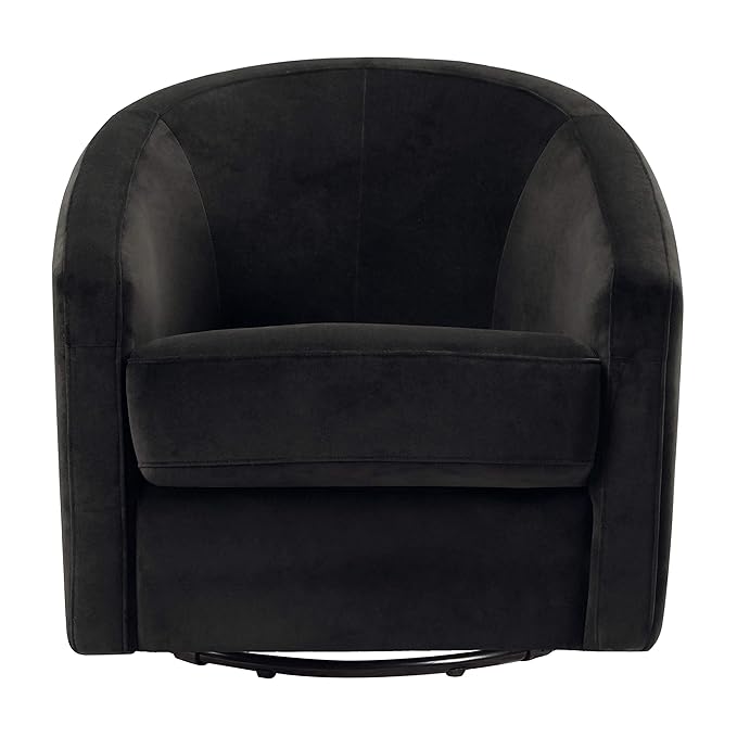 babyletto Madison Swivel Glider in Black Velvet, 61.6 lb - Image 8