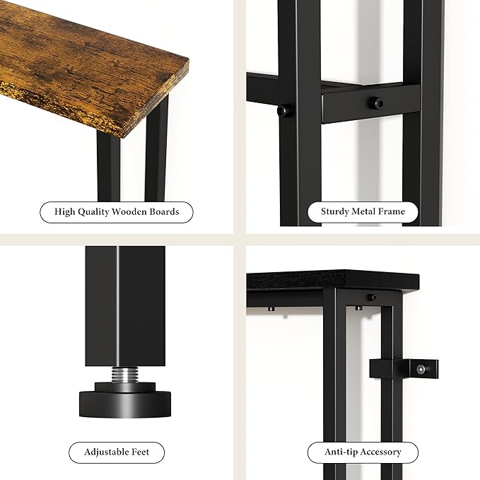 GRLEAF 39" Narrow Console Sofa Table - Image 6