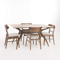 Christopher Knight Home Idalia Curved Leg Rectangular Dining Set, 5-Pcs Set by ChristopherKnightHome