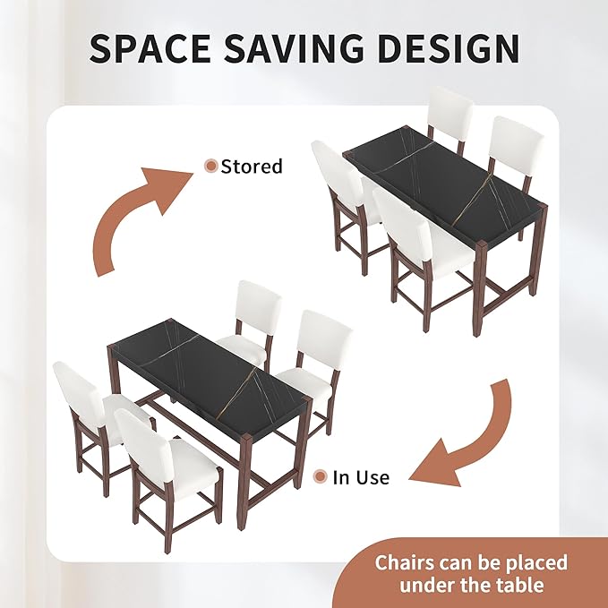 Ball & Cast 5-Piece Dining Table Set - Image 7