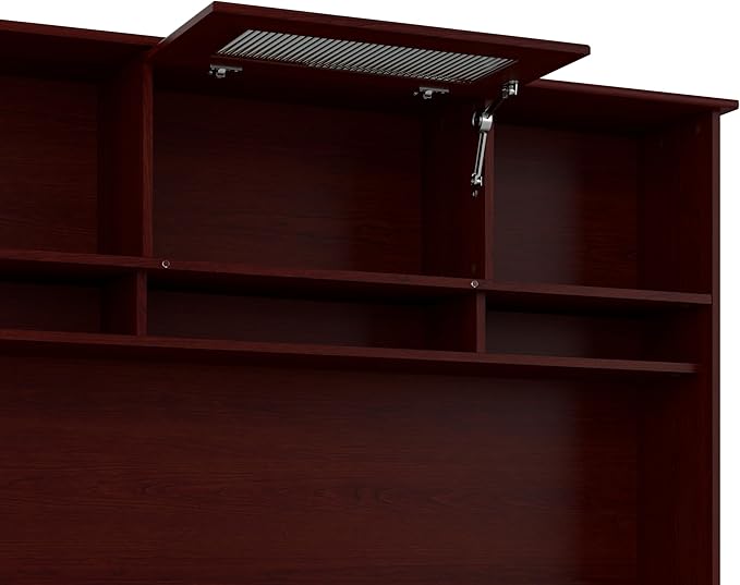 Bush Furniture Cabot L Shaped Computer Hutch, Corner Desk - Image 6