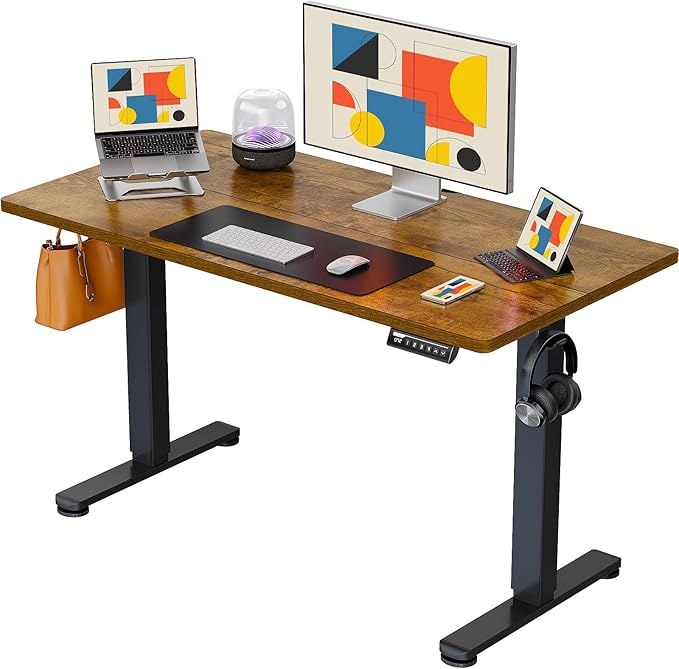 ErGear Electric Standing Desk, 44 x 24 Inches Height Adjustable Stand up Desk by ErGear