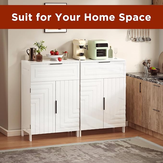Storage Cabinet Bathroom Floor Cabinets - Image 9