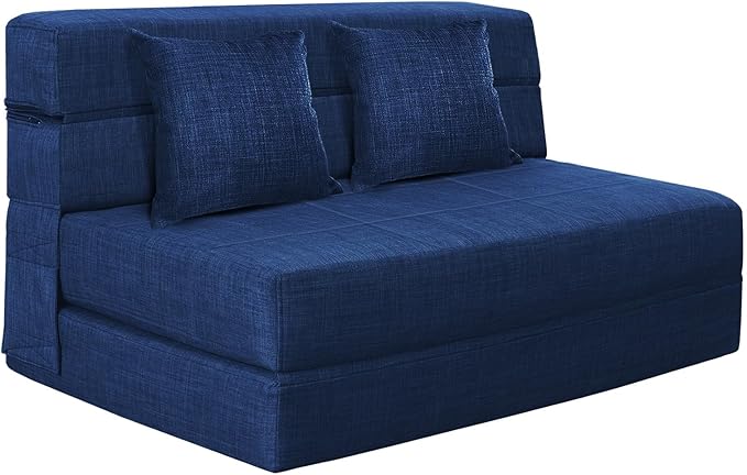 60 Inch Folding Sofa Couch Memory Foam by NIGOONE