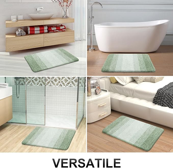 OLANLY Bathroom Runner Rugs 59x20, Extra Soft Absorbent Microfiber Bath Rugs - Image 6