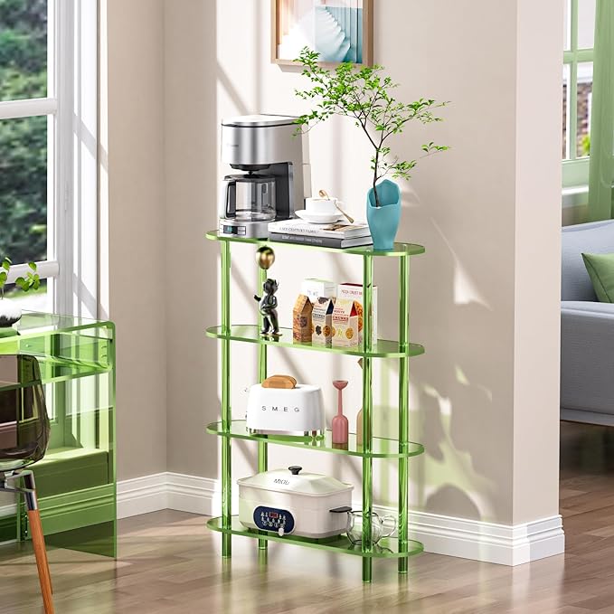Clear Bookshelf, Acrylic Bookcase - Image 8