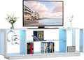 DlandHome LED TV Stand for TVs up to 60inch, Entertainment Center by DlandHome
