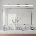 20x40 Inch Nickel Bathroom Mirror by Bonverre