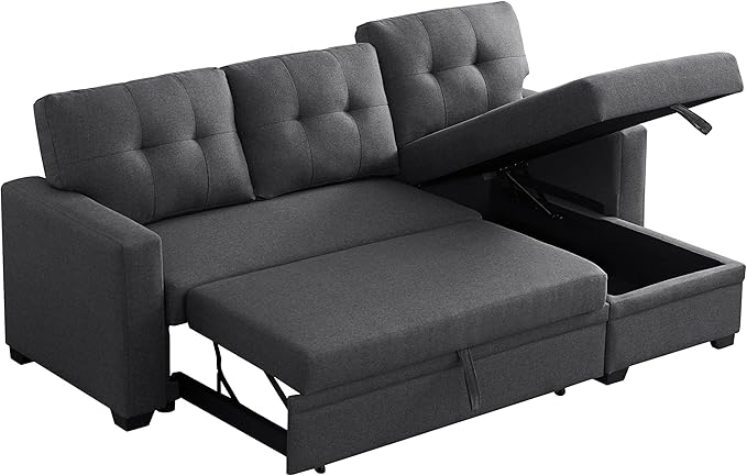 Devion Furniture Meridian 4-in-1 Convertible L Shaped Couch - Image 6
