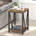 EXCEFUR End Table, Square Side Tables by EXCEFUR