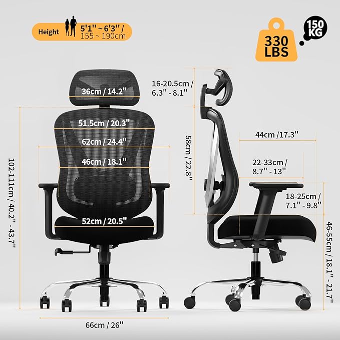 Ergonomic Mesh Office Chair - Image 2
