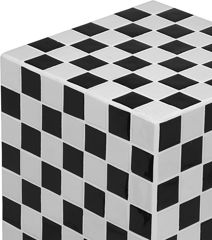 JONATHAN Y END2000K Callista 18" Modern Bohemian Ceramic Tiled Rectangle End - Image 5