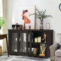 Costzon Sideboard Buffet Cabinet, Wooden Kitchen Storage Cabinet by Costzon