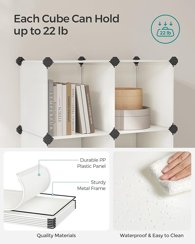 SONGMICS Cube Storage Organizer, Closet Organizers and Storage, Room - Image 4