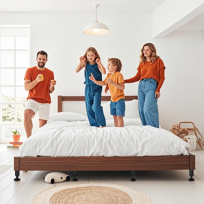 6PCS Adjustable Height Bed Support Legs, 7.3-12 In, Metal Heavy Furniture Legs - Image 2