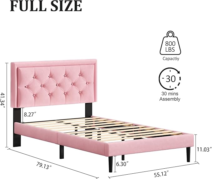 Full Size Platform Bed Frame - Image 2