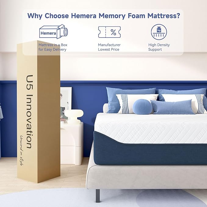SDHYL Queen Mattress, 10 Inch Gel Infused Memory Foam Mattress - Image 7