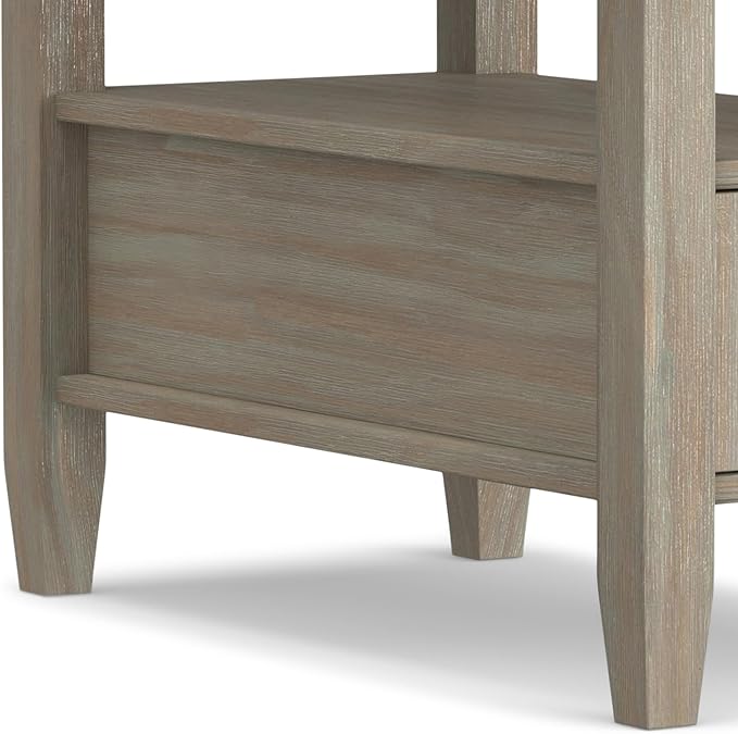 SIMPLIHOME Warm Shaker SOLID WOOD 14 inch Wide Rectangle Transitional Narrow - Image 10