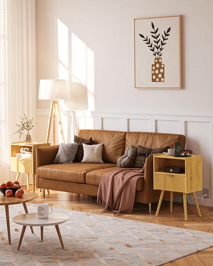 Nightstand, Modern Bedside Table - Image 3