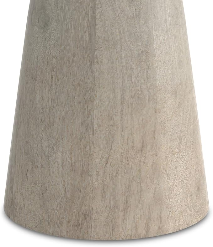 SIMPLIHOME Finchley Solid Mango Wood 18 inch Wide Round Contemporary Side Table - Image 8