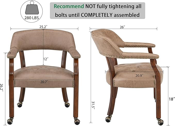 LEEMTORIG Large Dining Chairs - Image 2