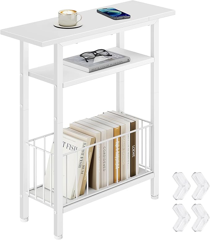 Vagusicc Narrow Side Table, Skinny Side Table by Vagusicc