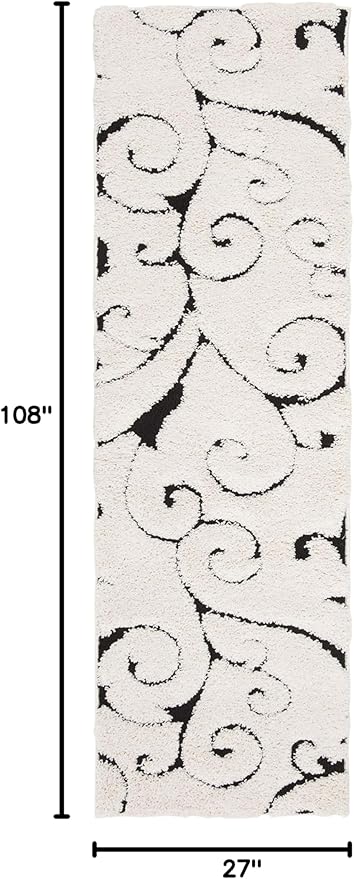 SAFAVIEH Florida Shag Collection Runner Rug - Image 2