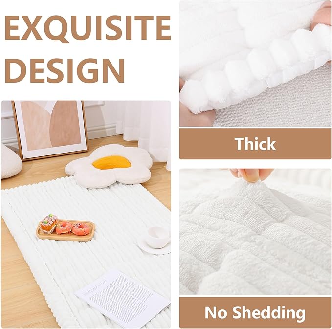 Smiry Couch Cover for Dogs Washable, Non Slip Fuzzy Pet Couch Covers for 3 - Image 3